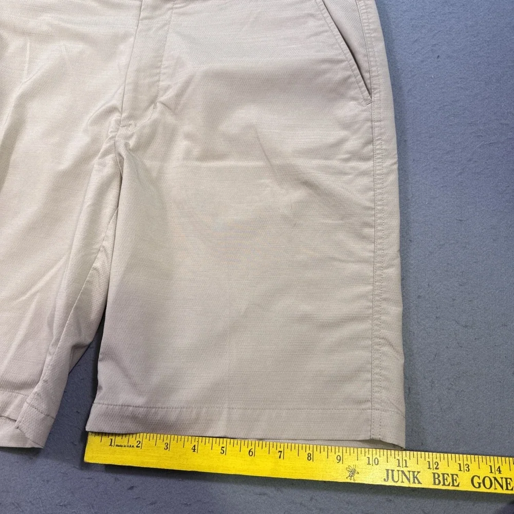 Greg Norman Men's  36 Stretch Golf Shorts  Performance Casual Tan